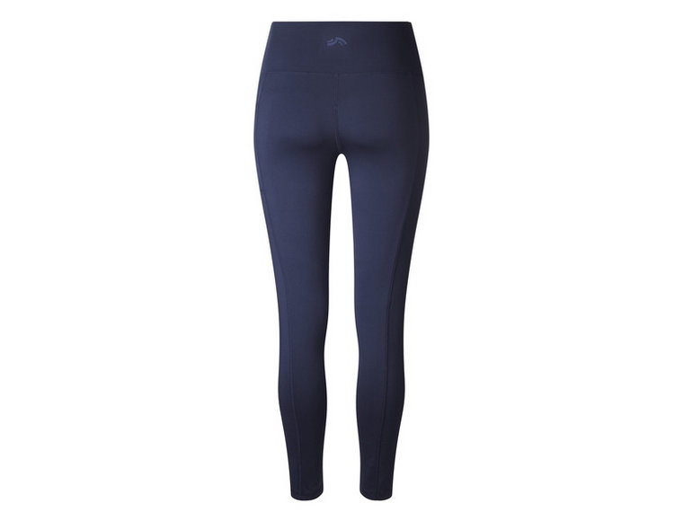 CRIVIT Legginsy funkcyjne damskie (XS (32/34), Granatowy, wzorzysty)