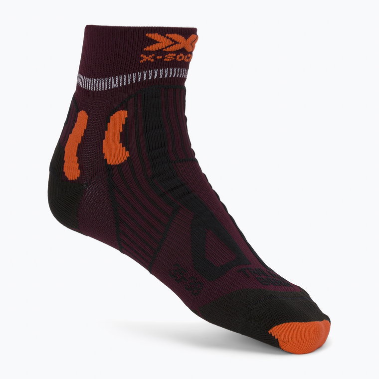 Skarpety do biegania męskie X-Socks Trail Run Energy sunset orange/opal black | WYSYŁKA W 24H | 30 DNI NA ZWROT