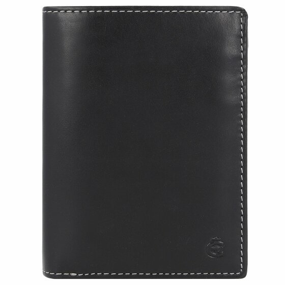 Esquire Dallas Portfel Ochrona RFID Skórzany 10 cm schwarz