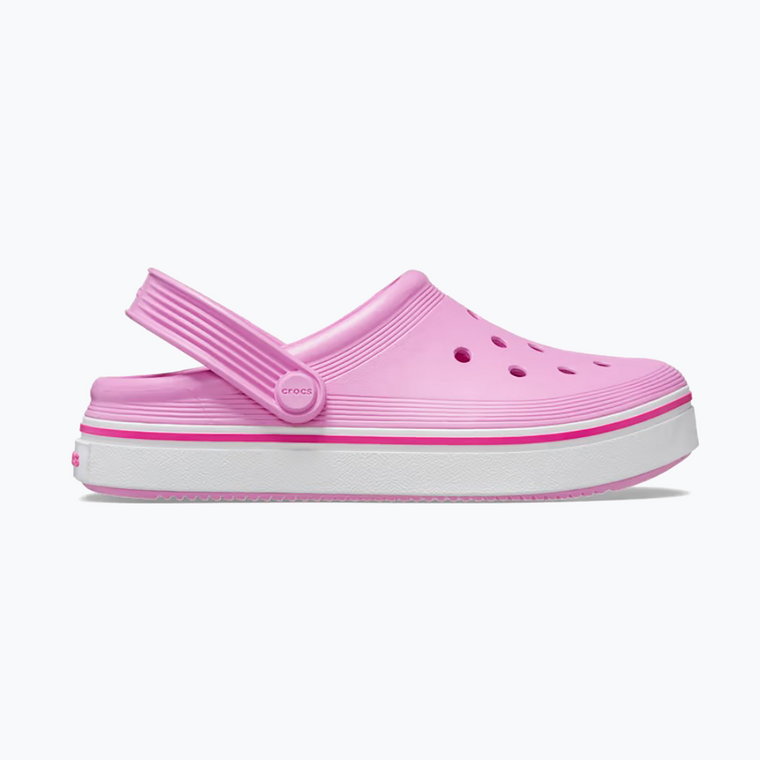 Klapki dziecięce Crocs Crocband Clean Off Court Clog taffy pink