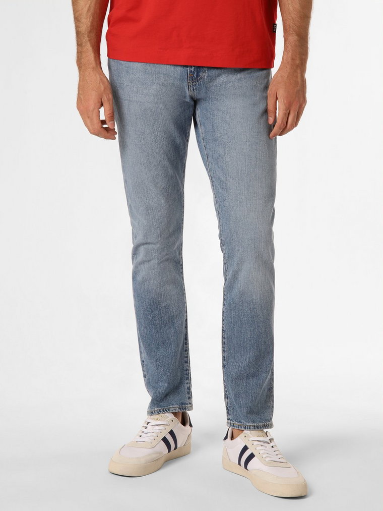 Levi's - Jeansy męskie  512 Slim Taper, niebieski