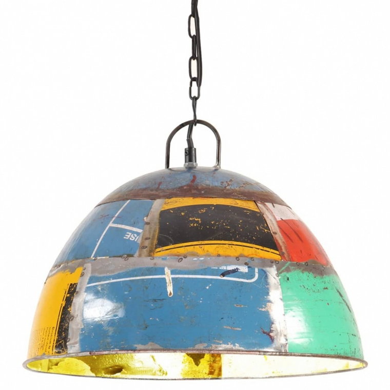 Industrialna lampa wisząca, 25 W, kolorowa, okrągła, 41 cm, E27 kod: V-320545