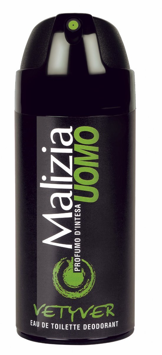 Malizia, Uomo Vetyver, dezodorant w spray'u, 150 ml