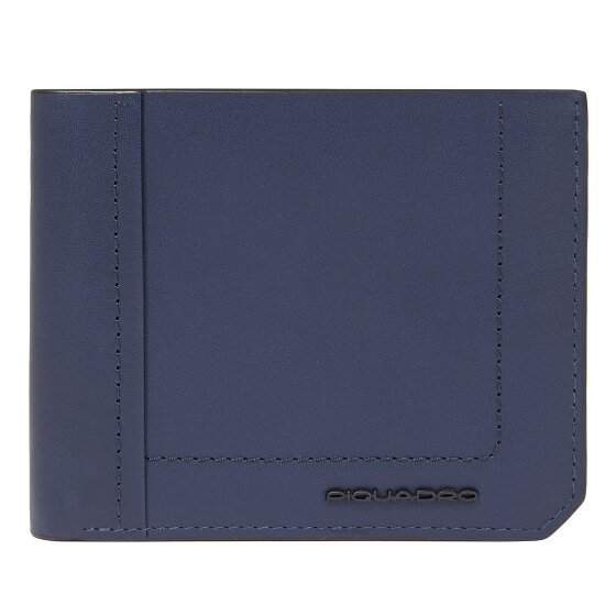 Piquadro W131 Portfel Ochrona RFID Skórzany 11 cm blue