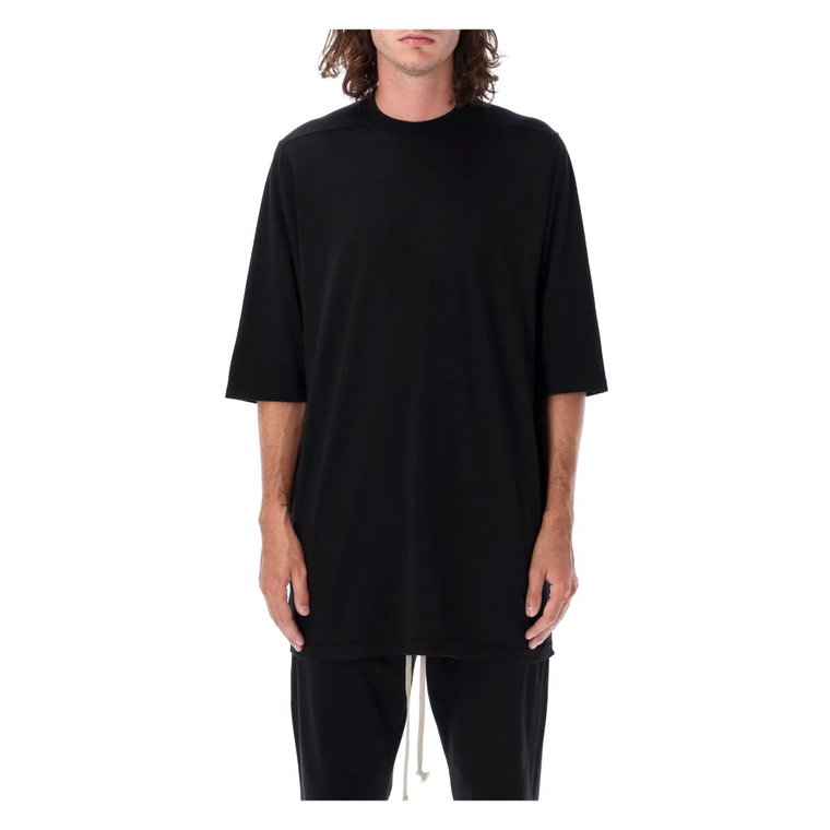 Czarna Jumbo T-shirt Aw24 Rick Owens