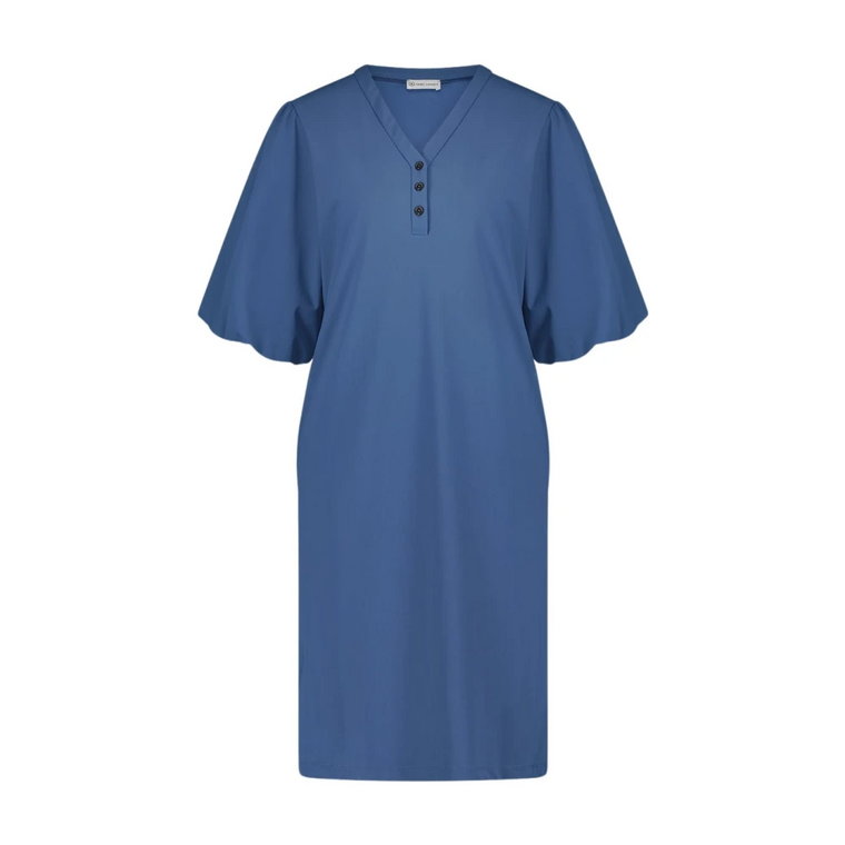 Elegancka Sukienka z Jerseyu | Średnio Niebieska Jane Lushka