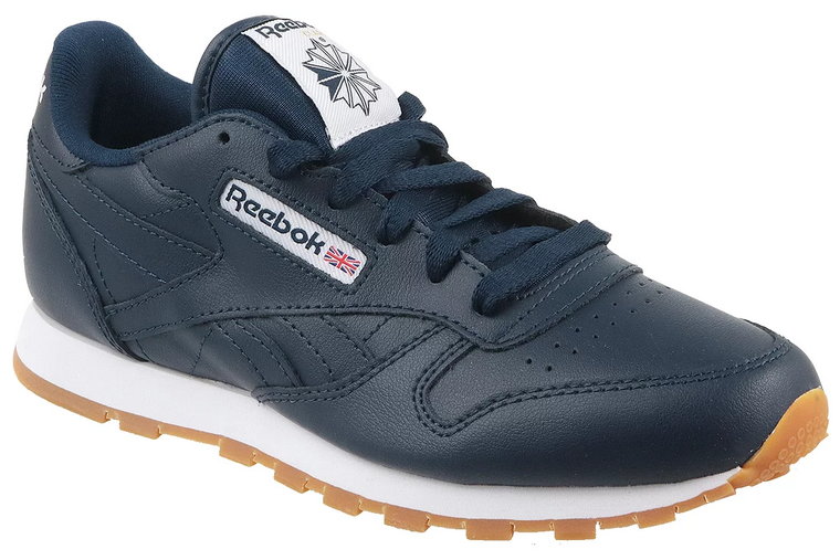 Reebok Classic Lth AR1312, Dla dziewczynki, Granatowe, buty sneakers, skóra naturalna, rozmiar: 36,5