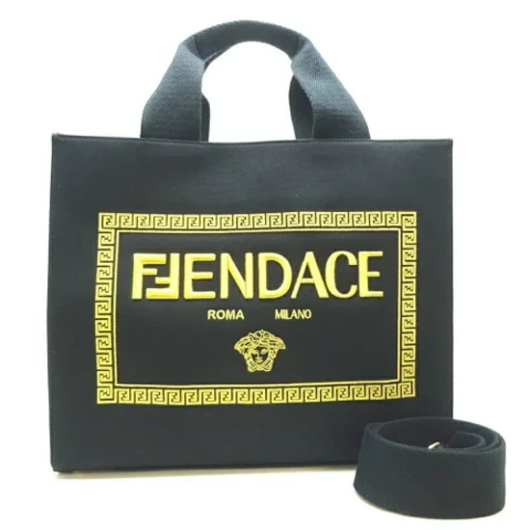 Pre-owned Canvas totes Versace Pre-owned