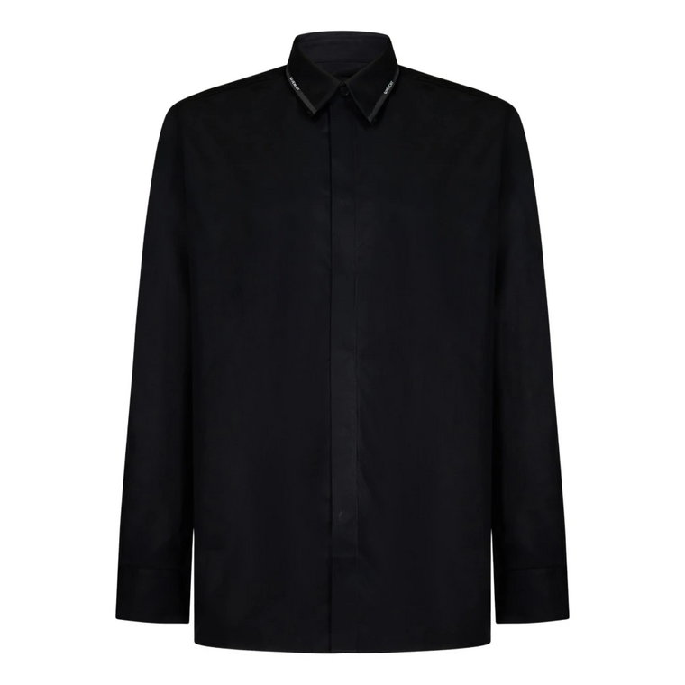 Czarna Koszula w Nowoczesnym Stylu Givenchy