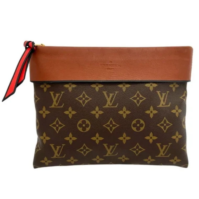 Pre-owned Canvas clutches Louis Vuitton Vintage