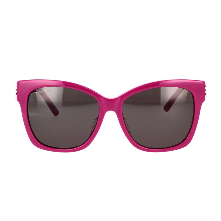 Okulary przeciwsłoneczne w stylu vintage z składanym logo BB Balenciaga