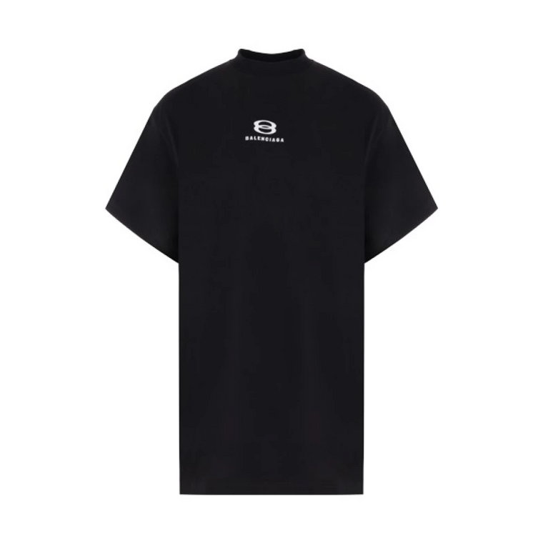 Deconstructed Trompe lOeil T-shirt z Kontrastowym Logo Balenciaga