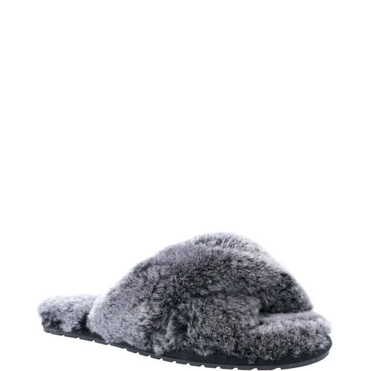 EMU Australia Wełniane obuwie domowe Mayberry Frost | z dodatkiem skóry