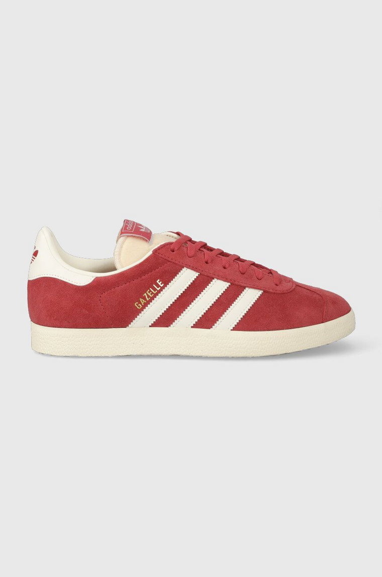 adidas Originals sneakersy zamszowe Gazelle kolor czerwony IG1062