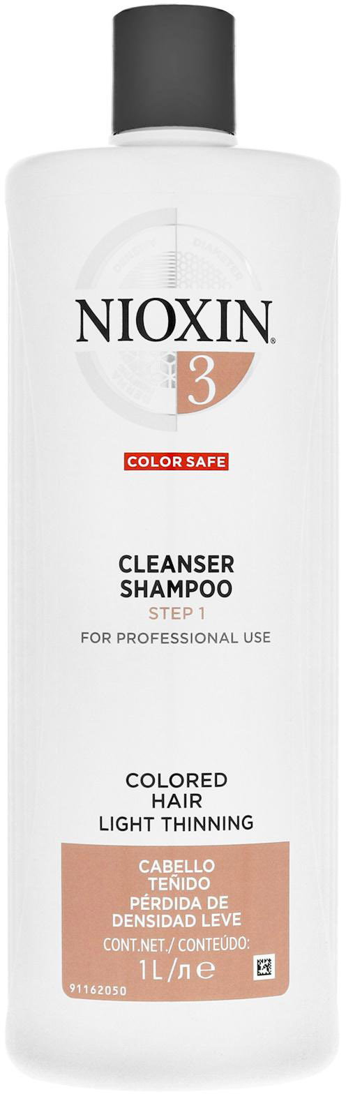 Szampon oczyszczający Nioxin System 3 Shampoo Volumizing Weak Fine Hair 1000 ml (4064666044453). Szampony