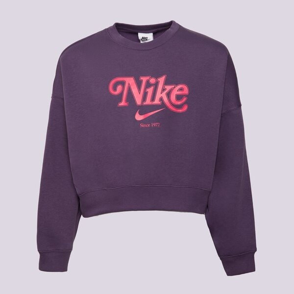 NIKE BLUZA G NSW TREND FLC CRP CREW GIRL