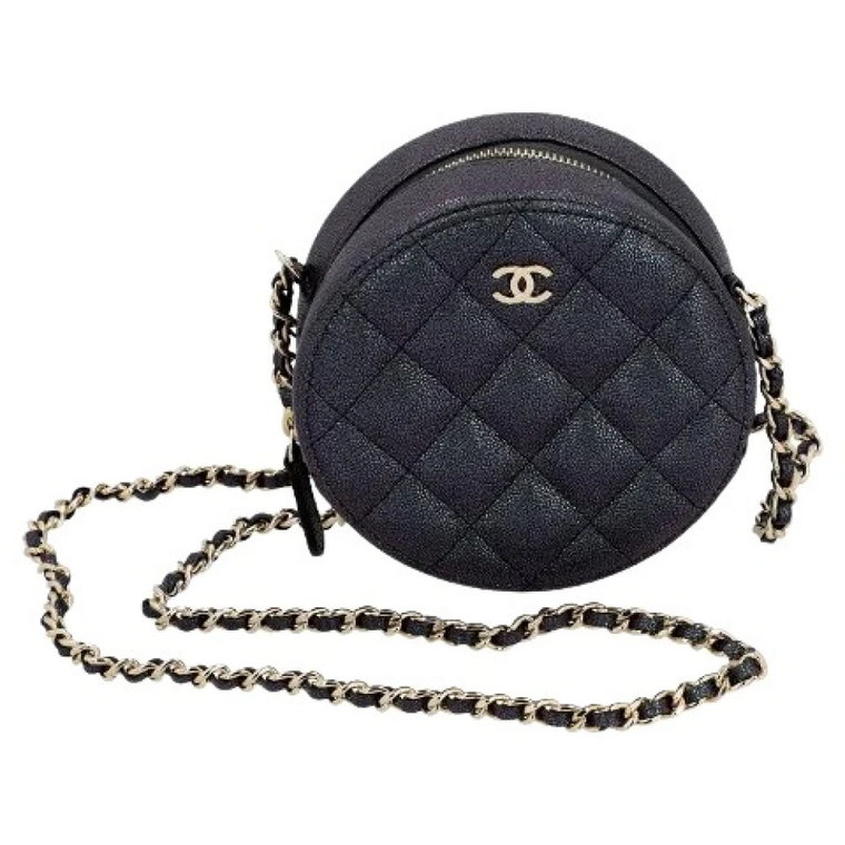 Wielofunkcyjna skórzana torebka na ramię Chanel Vintage