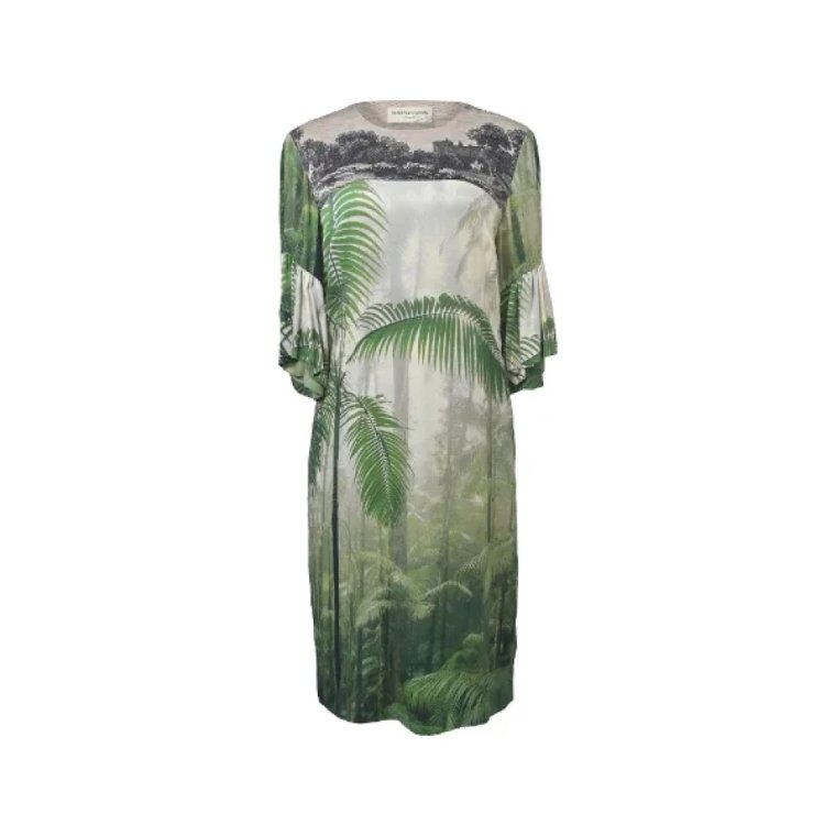 Pre-owned Silk dresses Dries van Noten Pre-owned