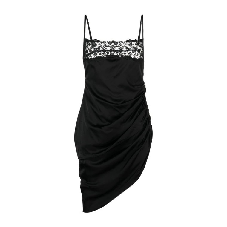 Czarne Sukienki Damskie - Brązowy Wzrost Jacquemus