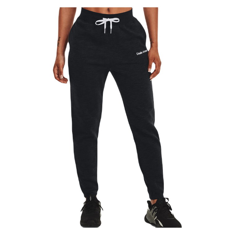 Spodnie damskie Under Armour Essential Fleece Script Pants 1374105