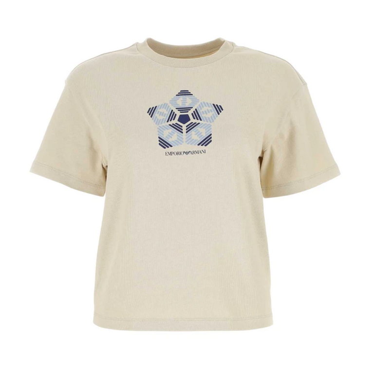 T-shirt Cappuccino Cotton Emporio Armani