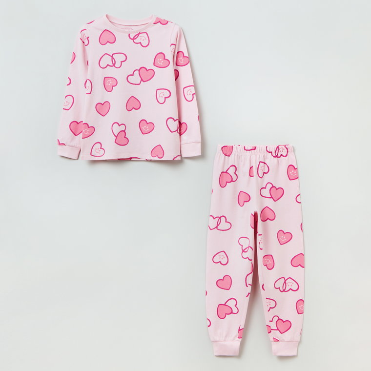 Piżama (Longsleeve + spodnie) dziecięca OVS Piżama Sp 3/ Bajka 1821578 128 cm Różowa (8056781581261). Piżamy dziewczęce