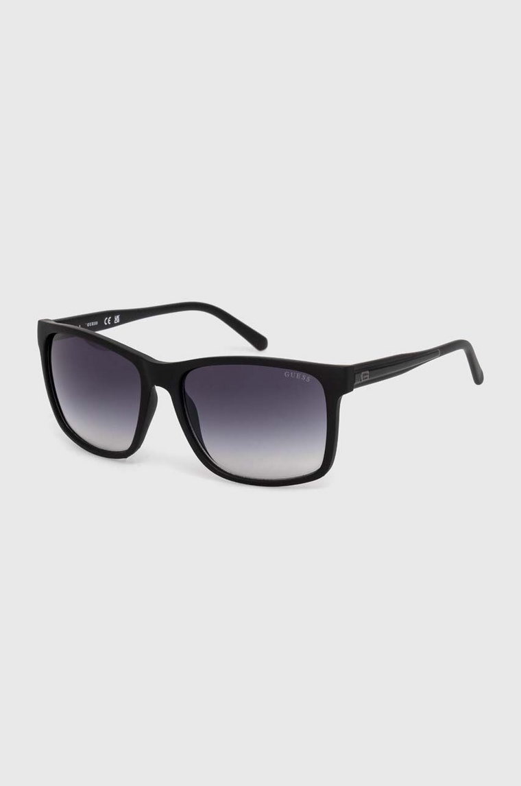 Guess okulary przeciwsłoneczne męskie kolor czarny GF5082 02C