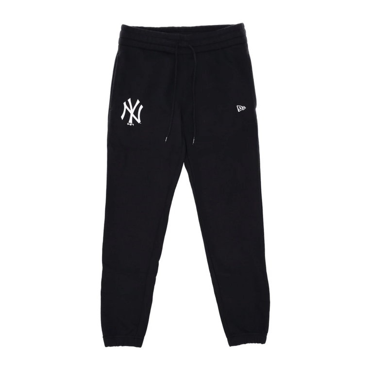 MLB Team Logo Jogger Spodnie Dresowe Czarno-Białe New Era