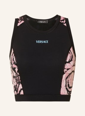 Versace Krótki Top schwarz