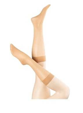 Wolford Podkolanówki Satin Touch, 3 Szt. W Opakowaniu beige