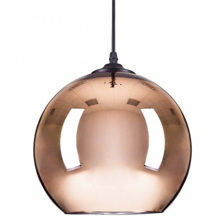 Lampa wisząca mirror glow - s miedziana 25 cm kod: ST-9021-S copper
