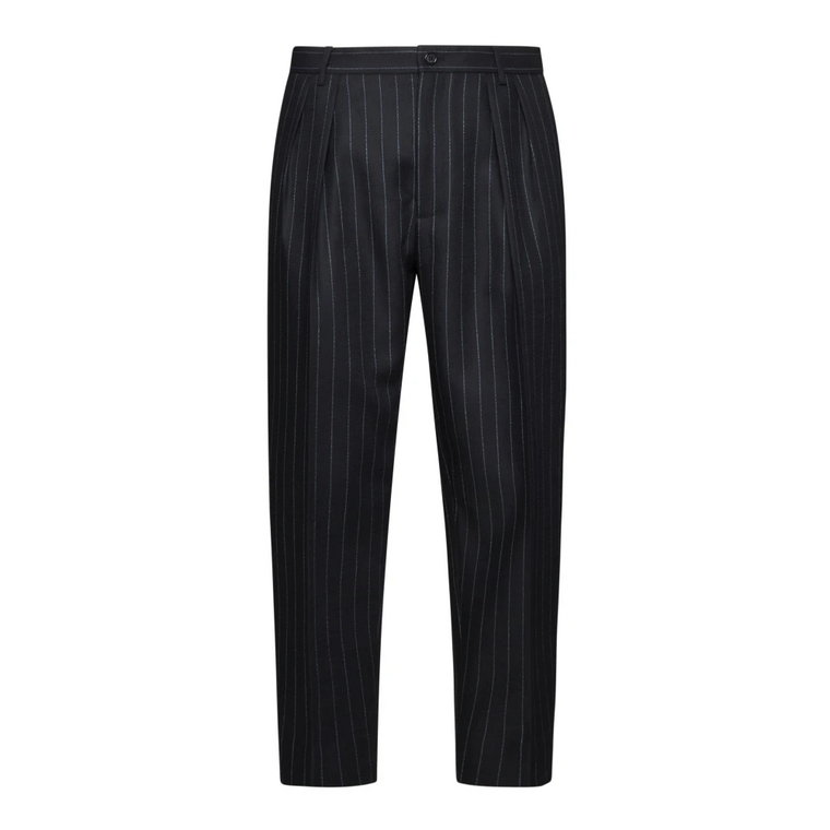 Pinstripe Wool Tapered Trousers Dolce & Gabbana