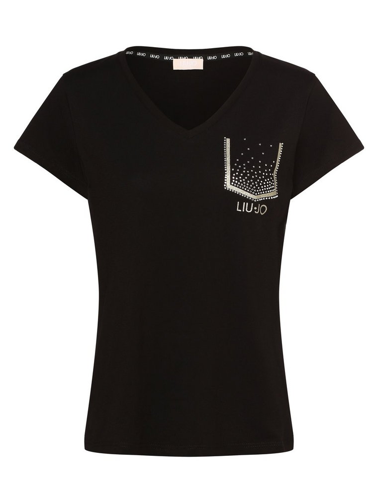 Liu Jo Collection - T-shirt damski, czarny