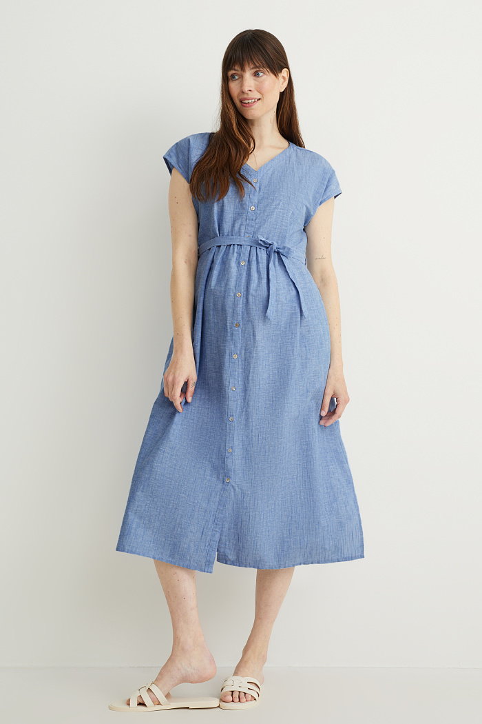 C&A Sukienka bluzkowa do karmienia, Niebieski, Rozmiar: 38