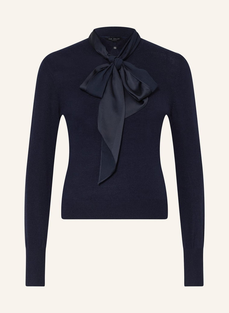 Ted Baker Sweter Maralou Ze Zdejmowaną Wstążką blau