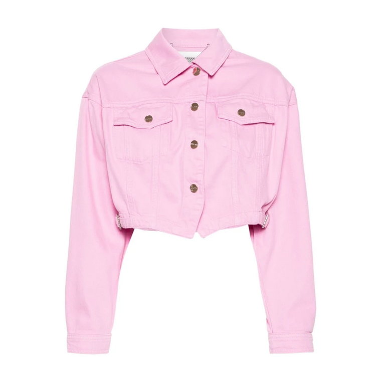 Flamingo Pink Denim Coat Blugirl
