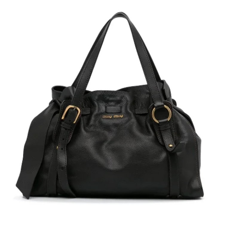 Pre-owned Leather handbags Miu Miu Pre-owned