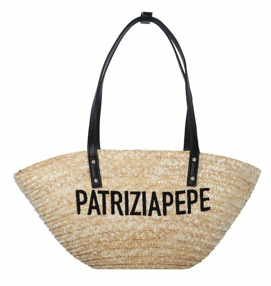 Patrizia Pepe Summer Straw Torba na ramię 51 cm natural