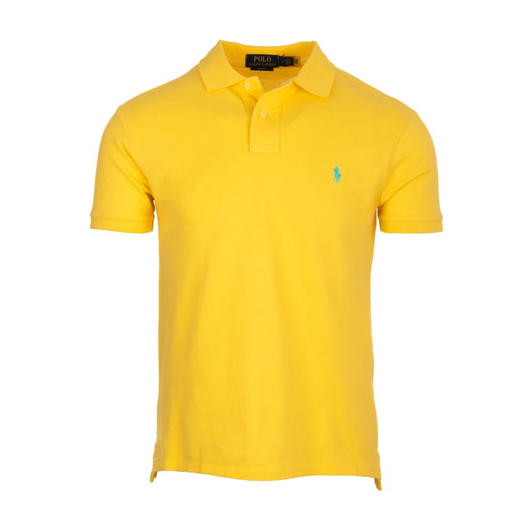 Żółta Polo Slim Fit dla Mężczyzn Ralph Lauren