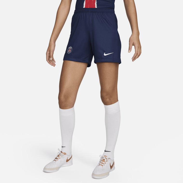 Damskie spodenki piłkarskie Nike Dri-FIT Paris Saint-Germain Stadium 2023/24 (wersja domowa) (replika) - Niebieski