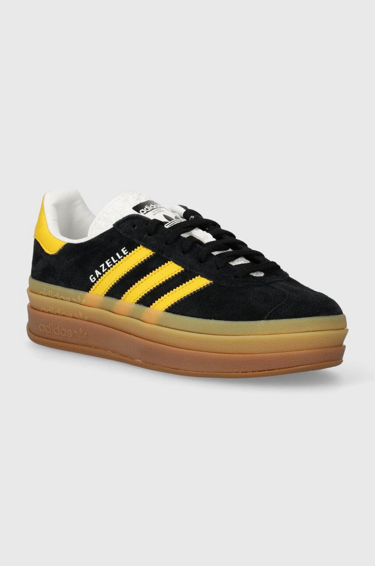 adidas Originals sneakersy zamszowe Gazelle Bold W kolor czarny IE0422