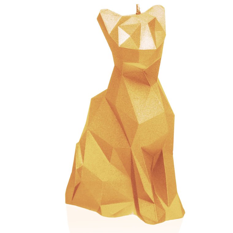 Świeca Cat Low-Poly Yellow