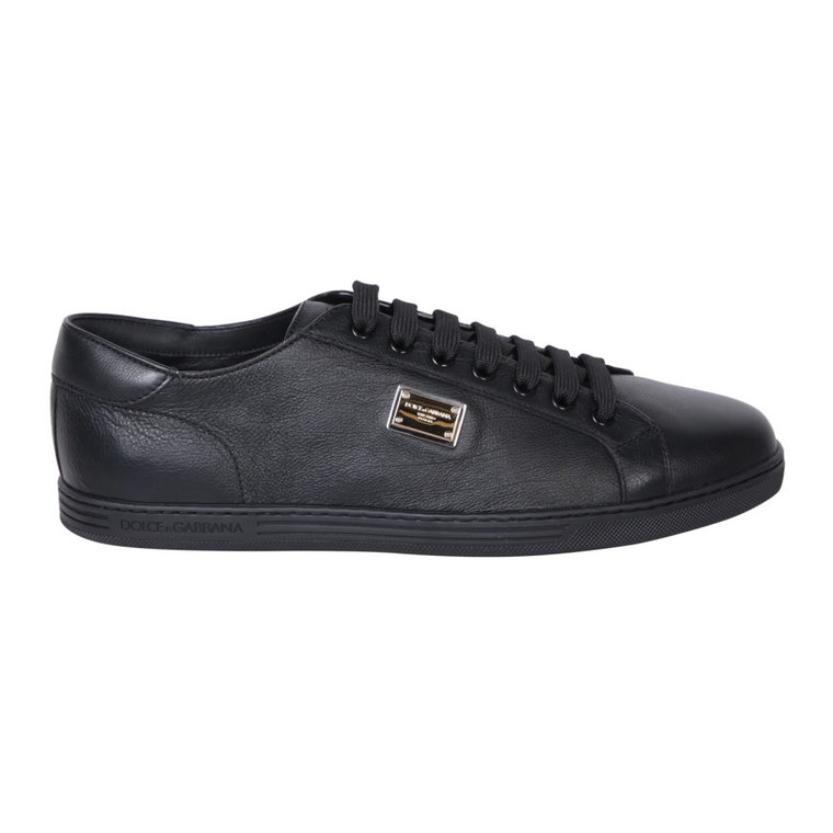 Czarne Sneakersy dla Mężczyzn Dolce & Gabbana