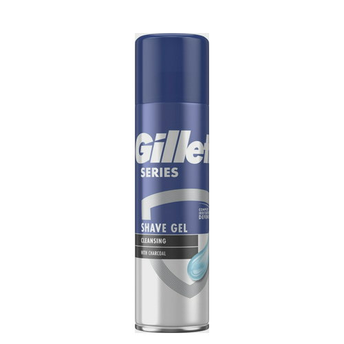 Żel do golenia Gillette Series Oczyszczający z węglem 200 ml (7702018619757). Kosmetyki do golenia
