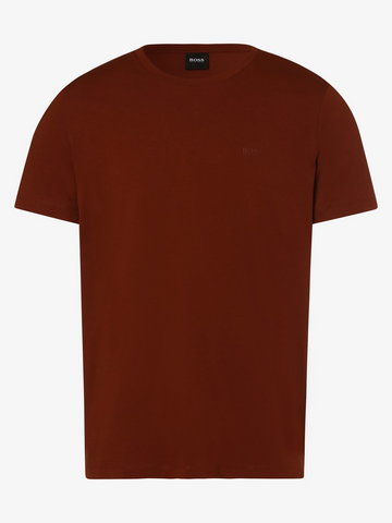 BOSS - T-shirt męski  Lecco 80, brązowy