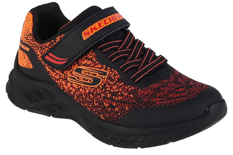 Skechers Microspec II 403920L-BKRD, Dla chłopca, Czerwone, buty sneakers, tkanina, rozmiar: 29