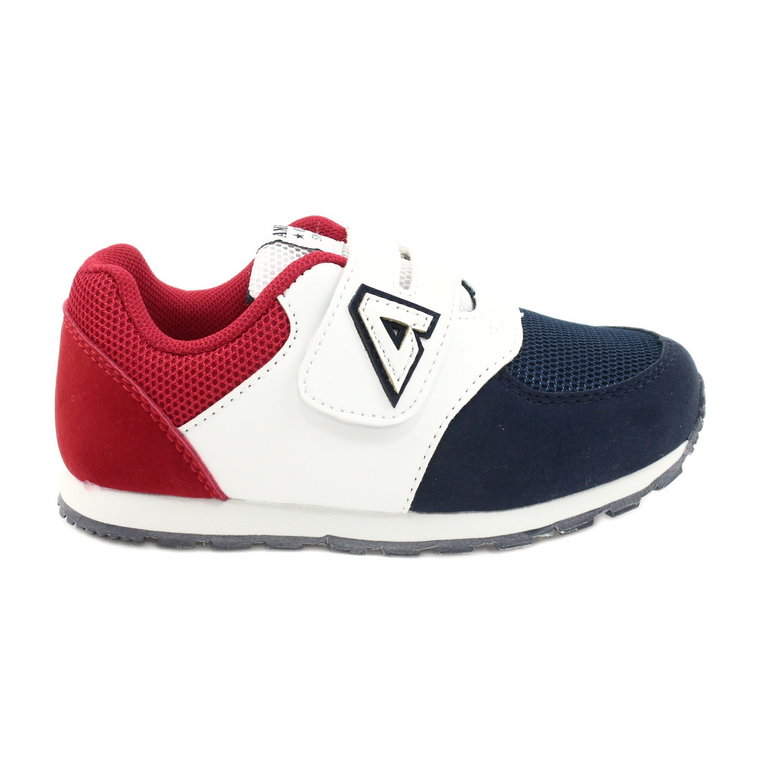 American Club Buty sportowe wkładka skórzana American BS01 BS02 Navy białe czerwone granatowe