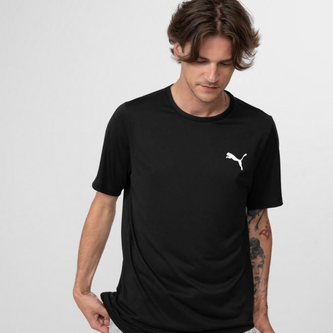 Męska koszulka treningowa PUMA ACTIVE SMALL LOGO TEE - czarna