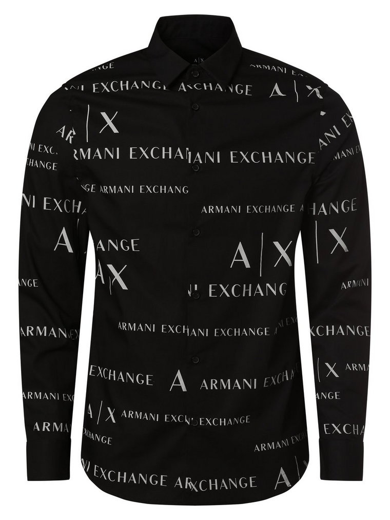 Armani Exchange - Koszula męska, czarny
