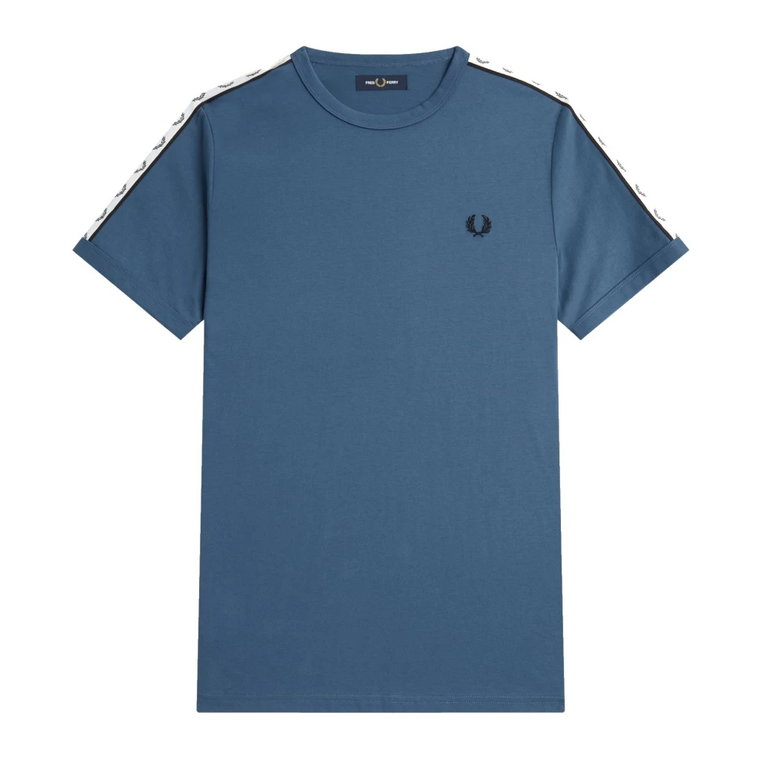 Taped Ringer T-Shirt, Midnight Blue Fred Perry